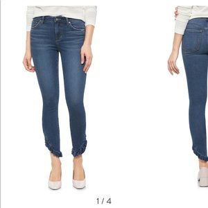 Joes Jeans The Icon mid rise skinny ruffle ankle